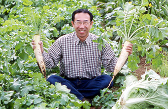 趣味の家庭菜園にて